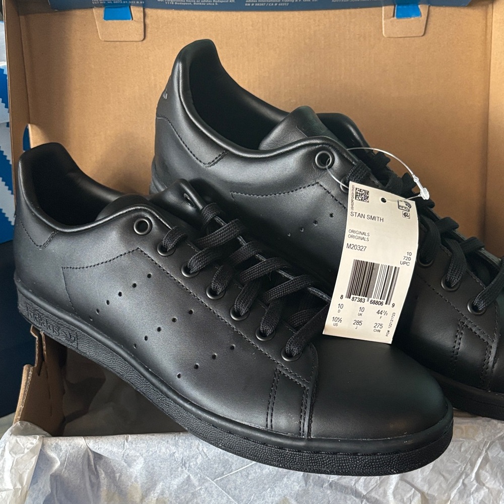 Adidas Stan Smith Men's Black Sneakers Core Black